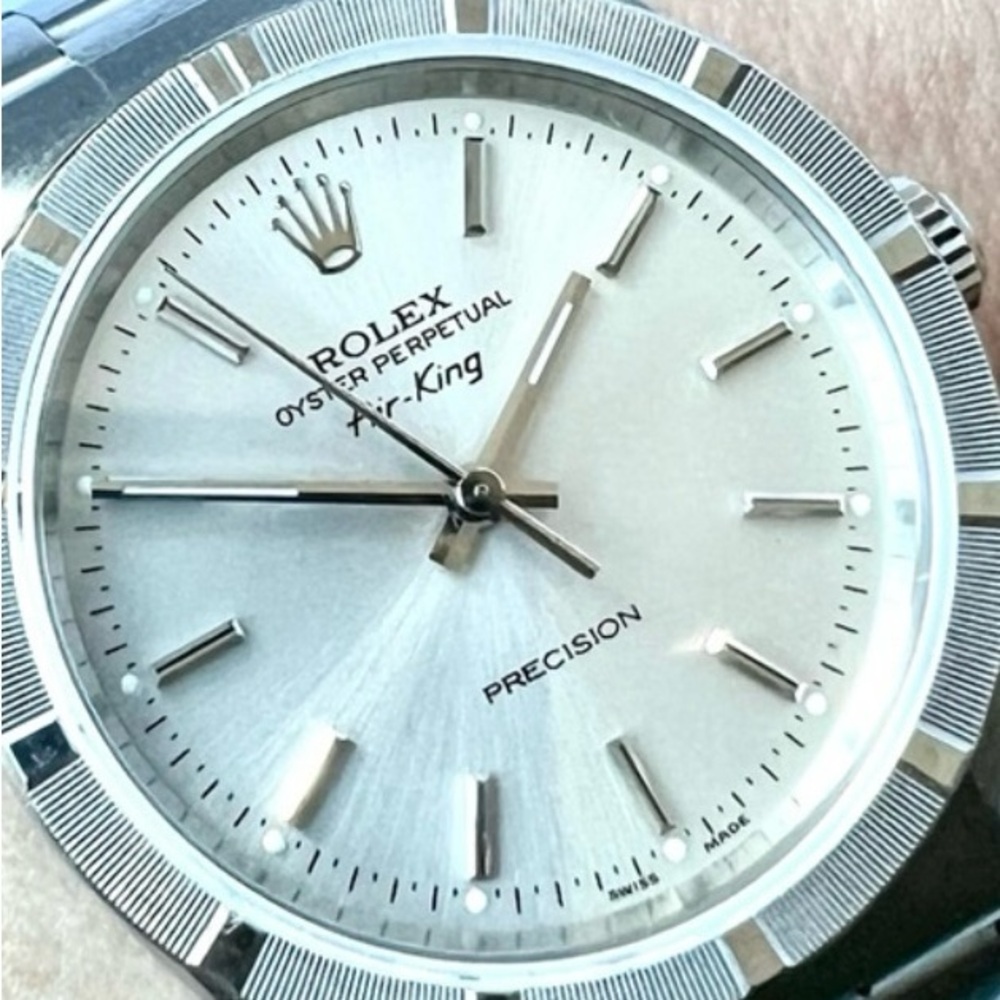Rolex Silver Classic Watch with Elegant Design